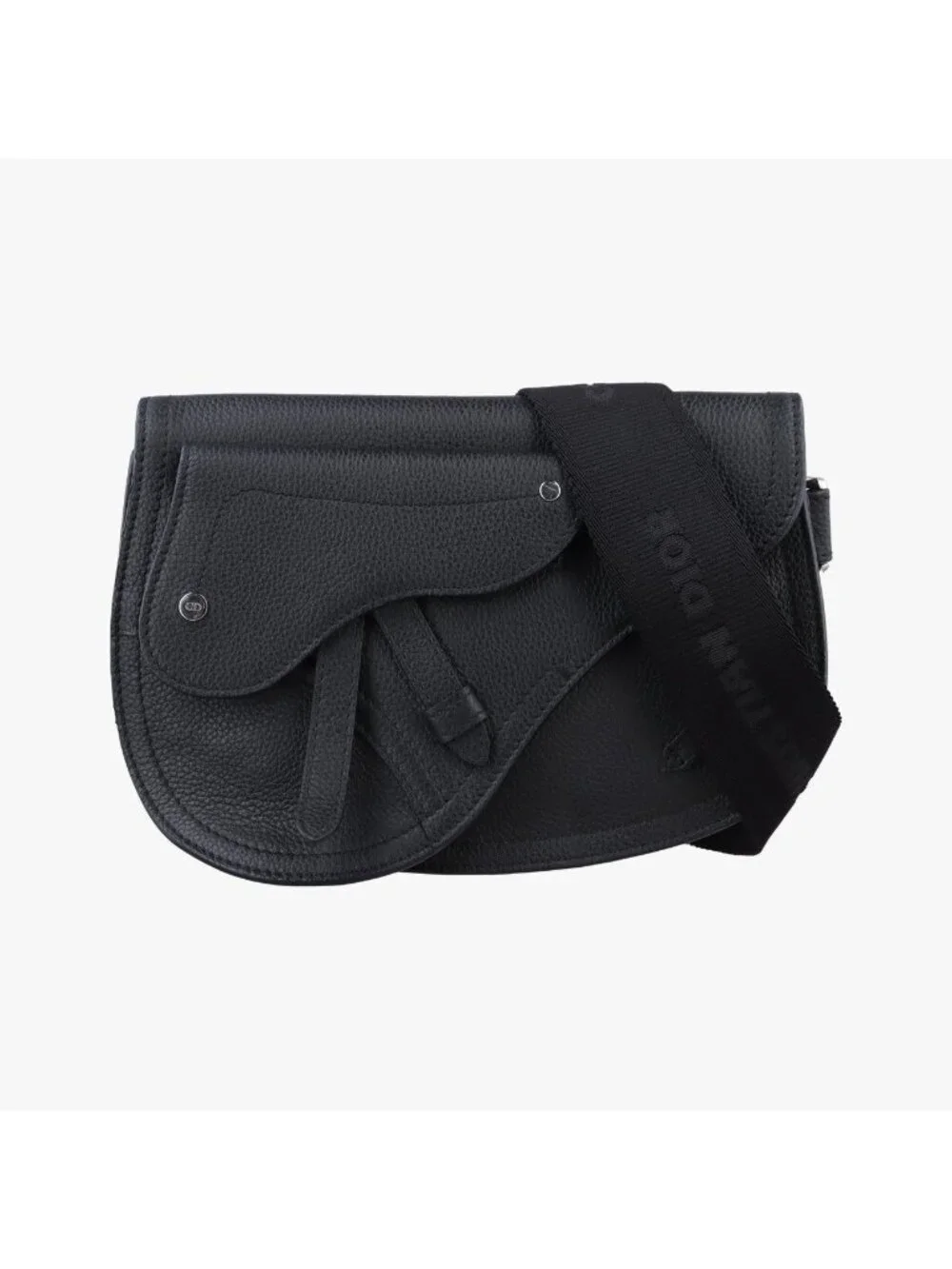 Dior Saddle Bag Black Leather